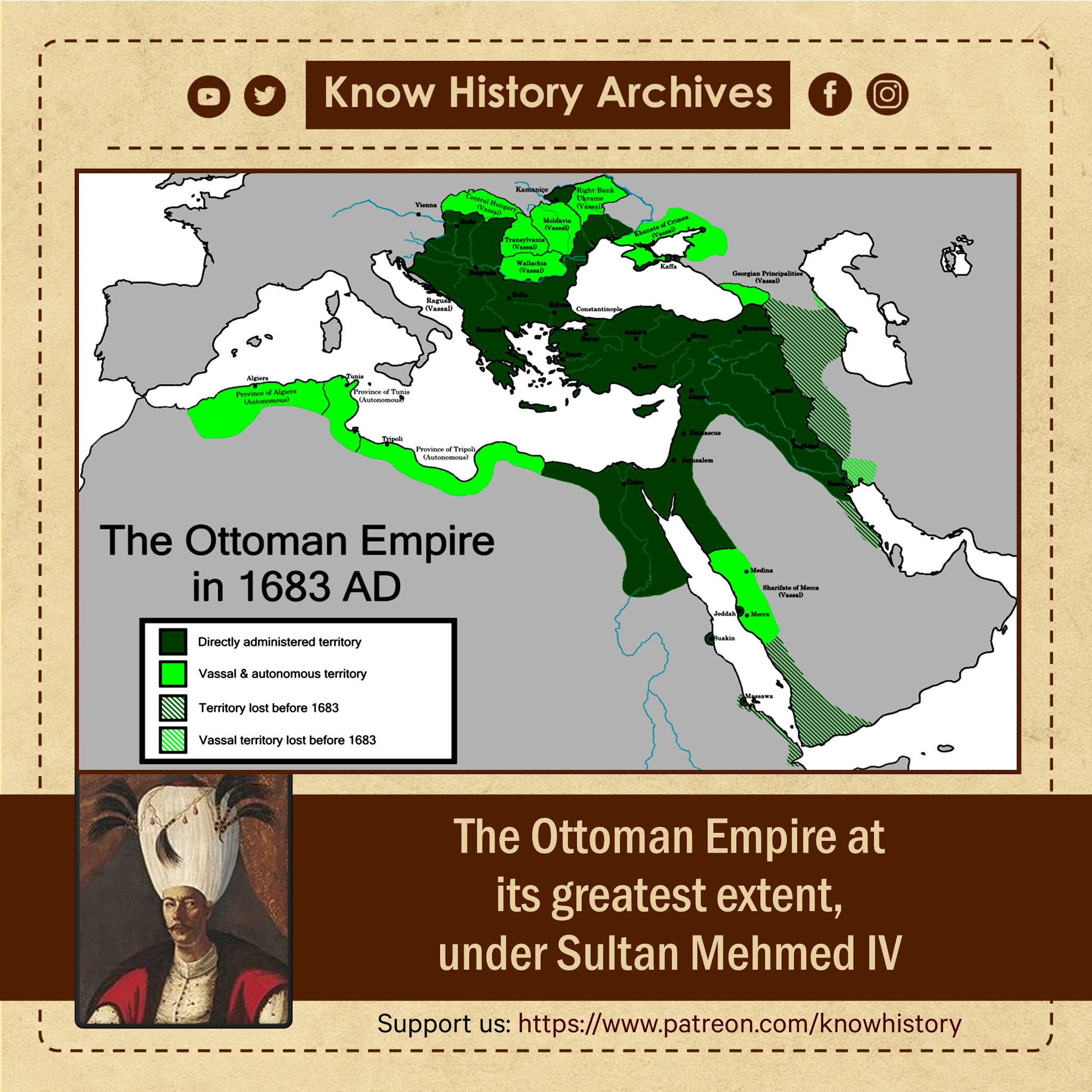 The Ottoman Empire in 1683