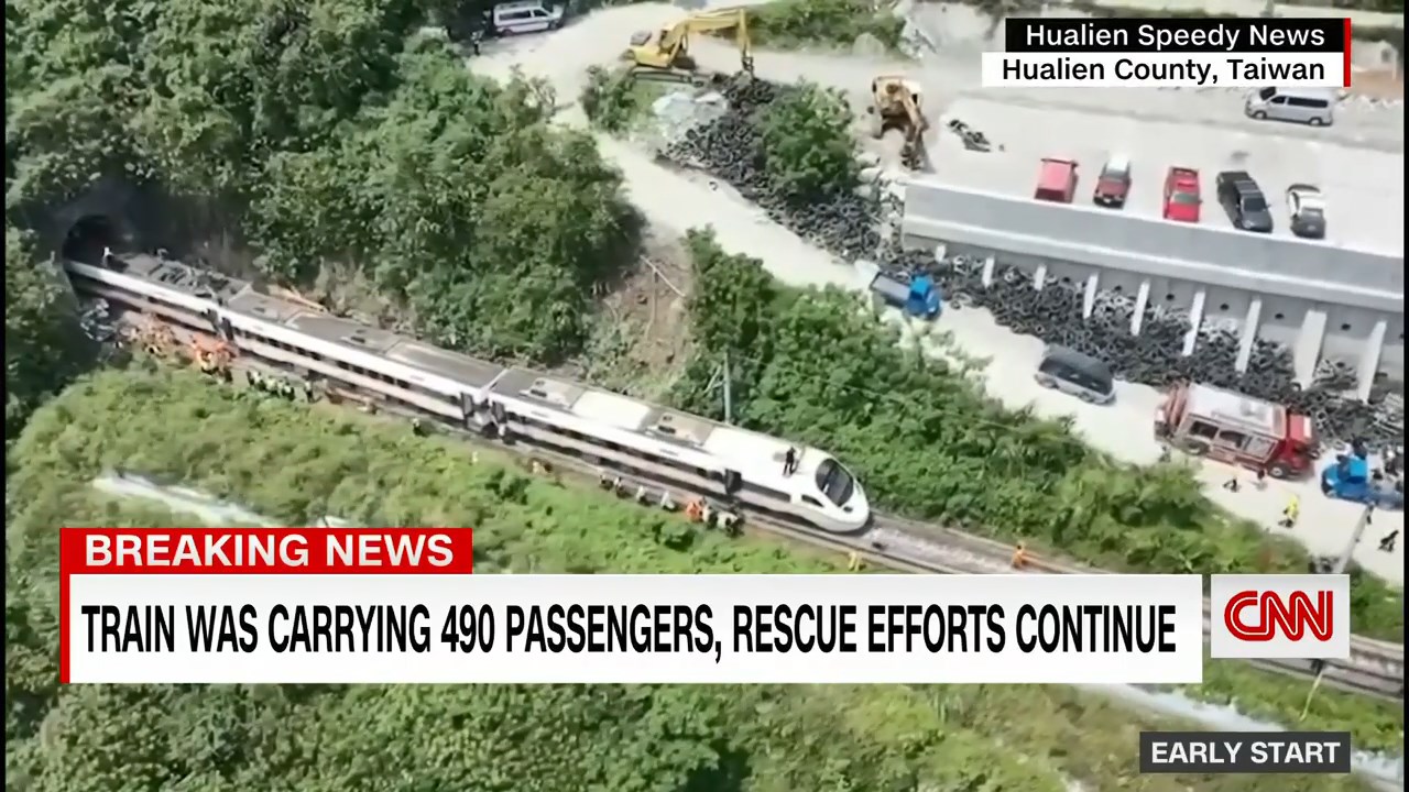 台湾列車事故に対する海外の反応
