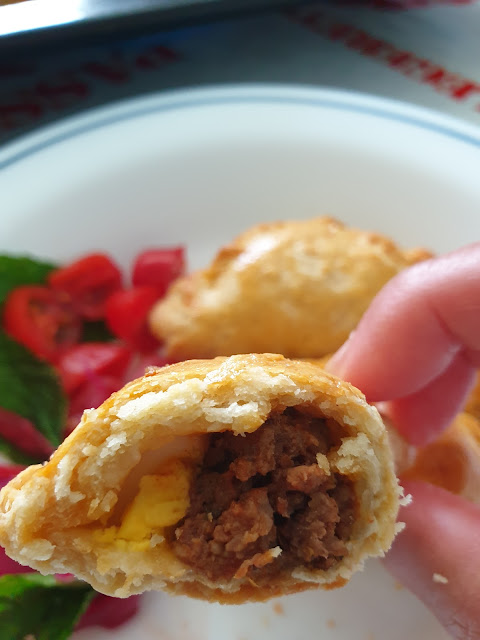 Les "empanadas", petits chaussons à la viande;Les "empanadas", petits chaussons à la viande