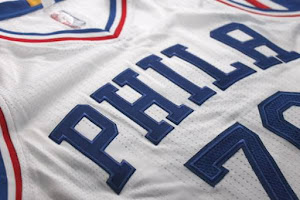 Philadelphia 76ers Rebranded Home White Jersey