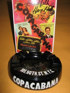 ORIGINAL ASHTRAY FROM THE COPA WITH POSTCARD SIGNED BY HENRY HILL