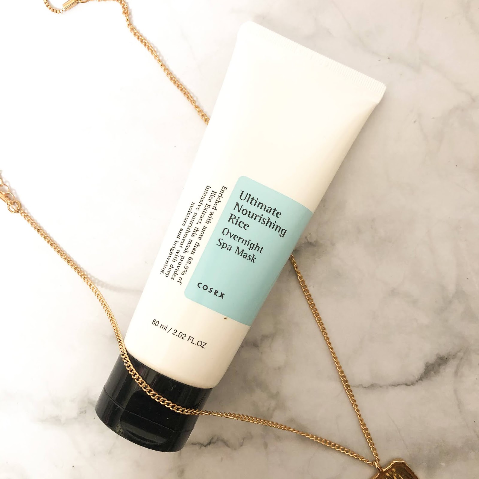 Review COSRX Ultimate Nourishing Rice Overnight Spa Mask