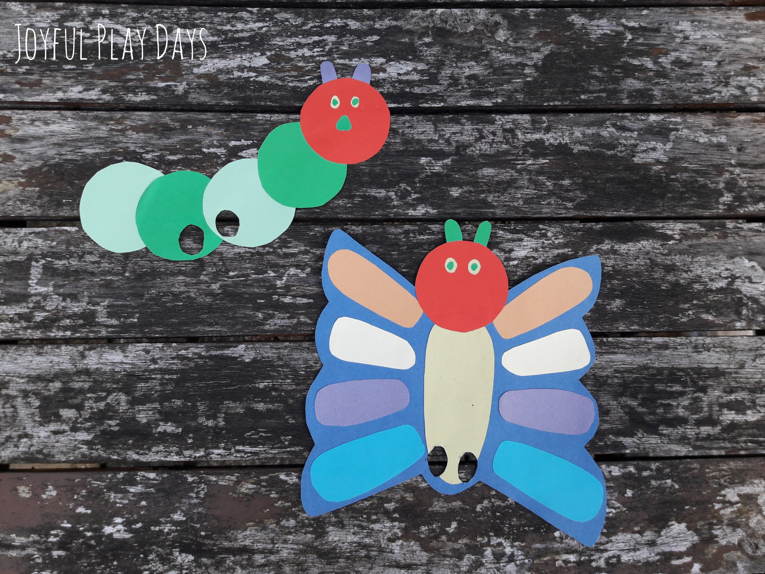 The Very Hungry Caterpillar Puppets