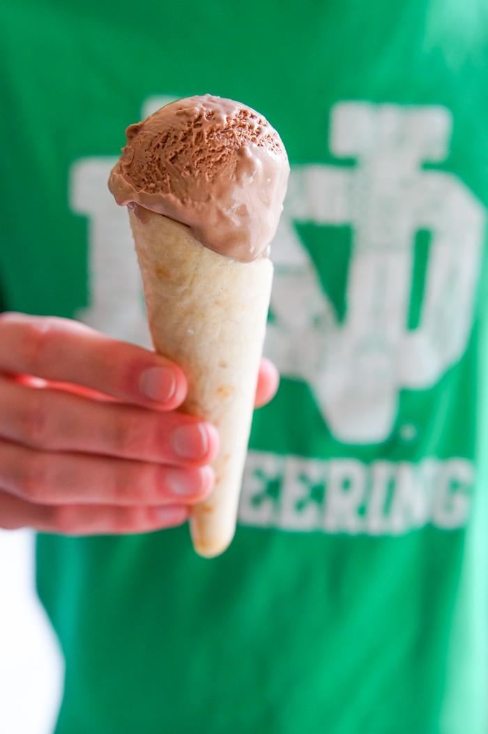 How to Make Ice Cream Cones...with TORTILLAS! 