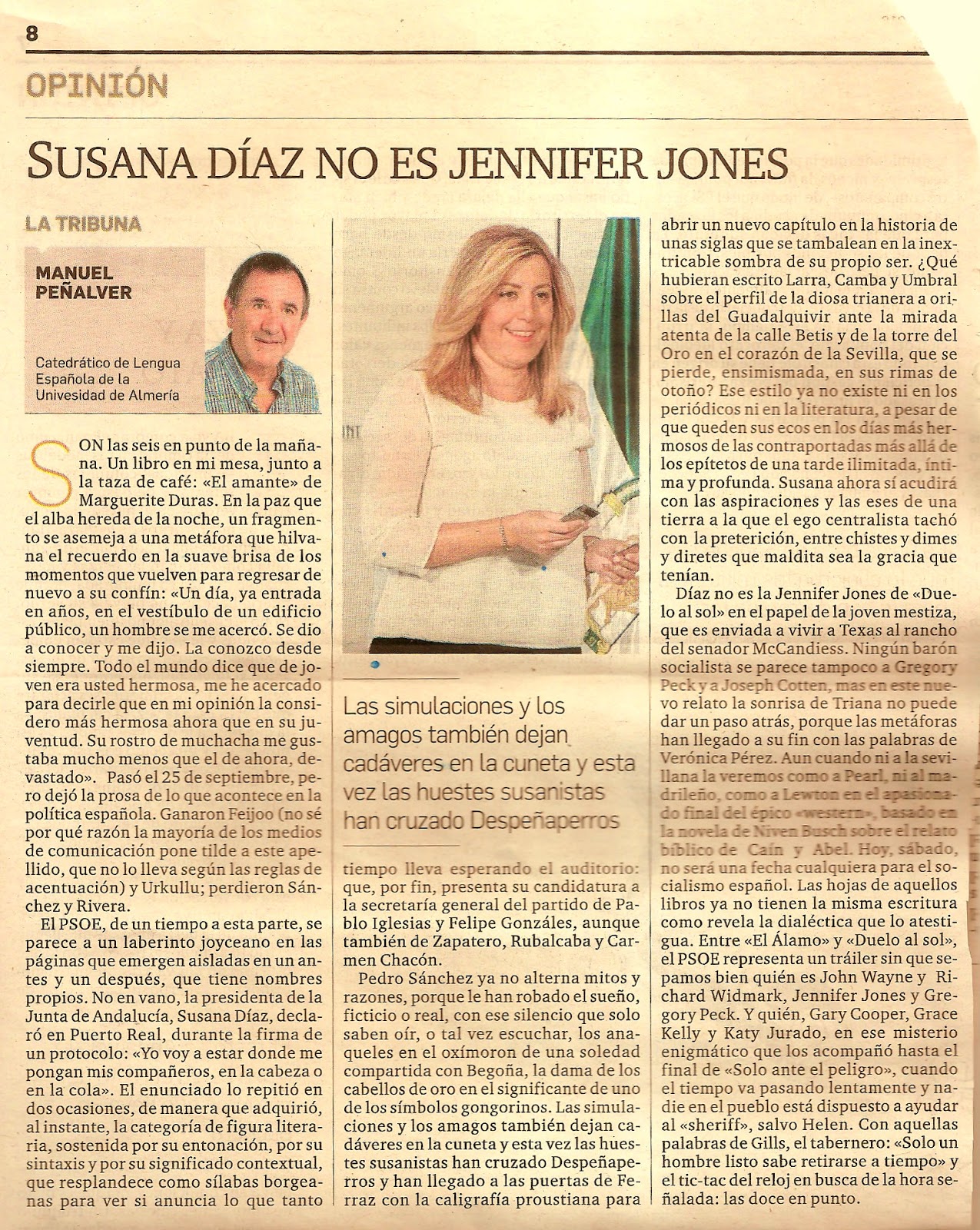 MANUEL PEÑALVER. Diariovoz