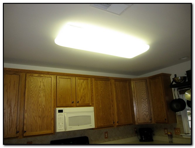 Replace Fluorescent Light Fixture In Kitchen Design Home & Kitchen