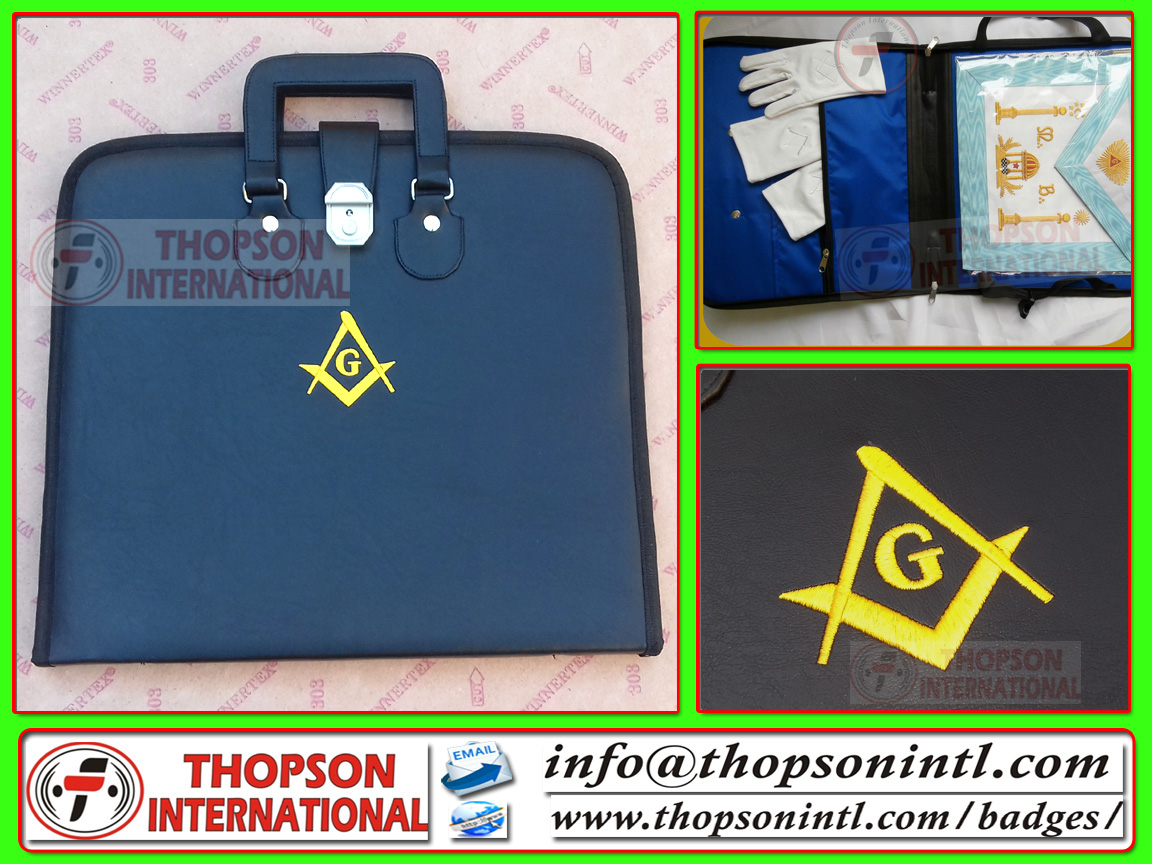 Thopson International Masonic Regalia apron case royal arch emblems