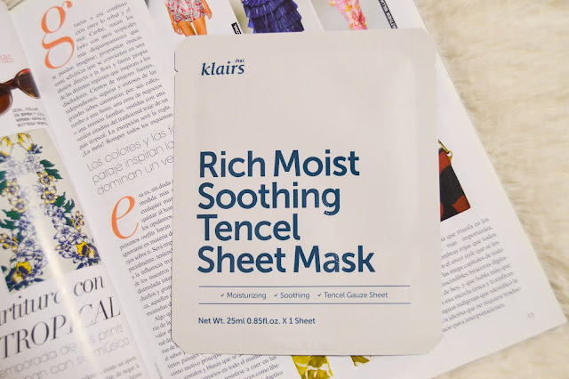 Klairs Rich Moist Soothing Tencel Sheet Mask 