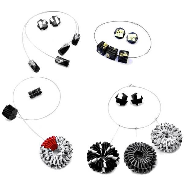 Appealingly Bold Paper Jewelry by Francesca Vitali