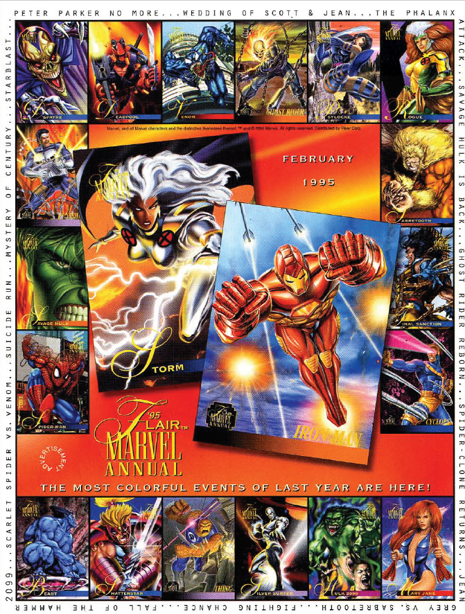 Gentlemen of Leisure Unstacking the Deck Marvel Flair Annual '95