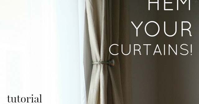 Easy No Sewing Ikea Curtain Hemming Tape