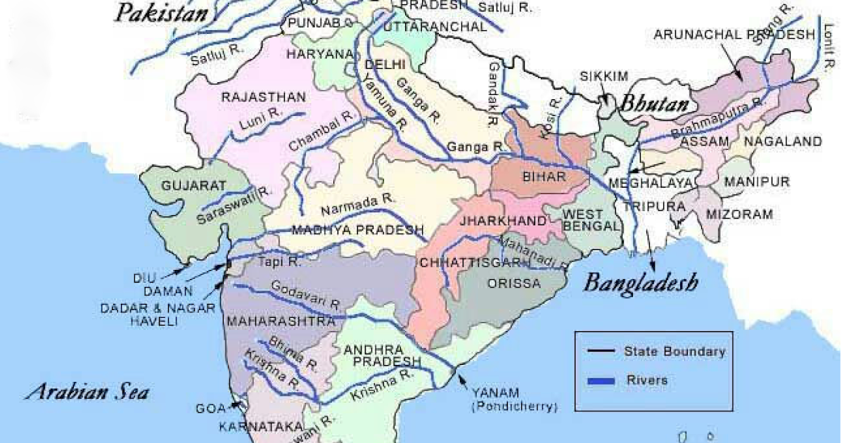 Indian Rivers BodoInfoexpress