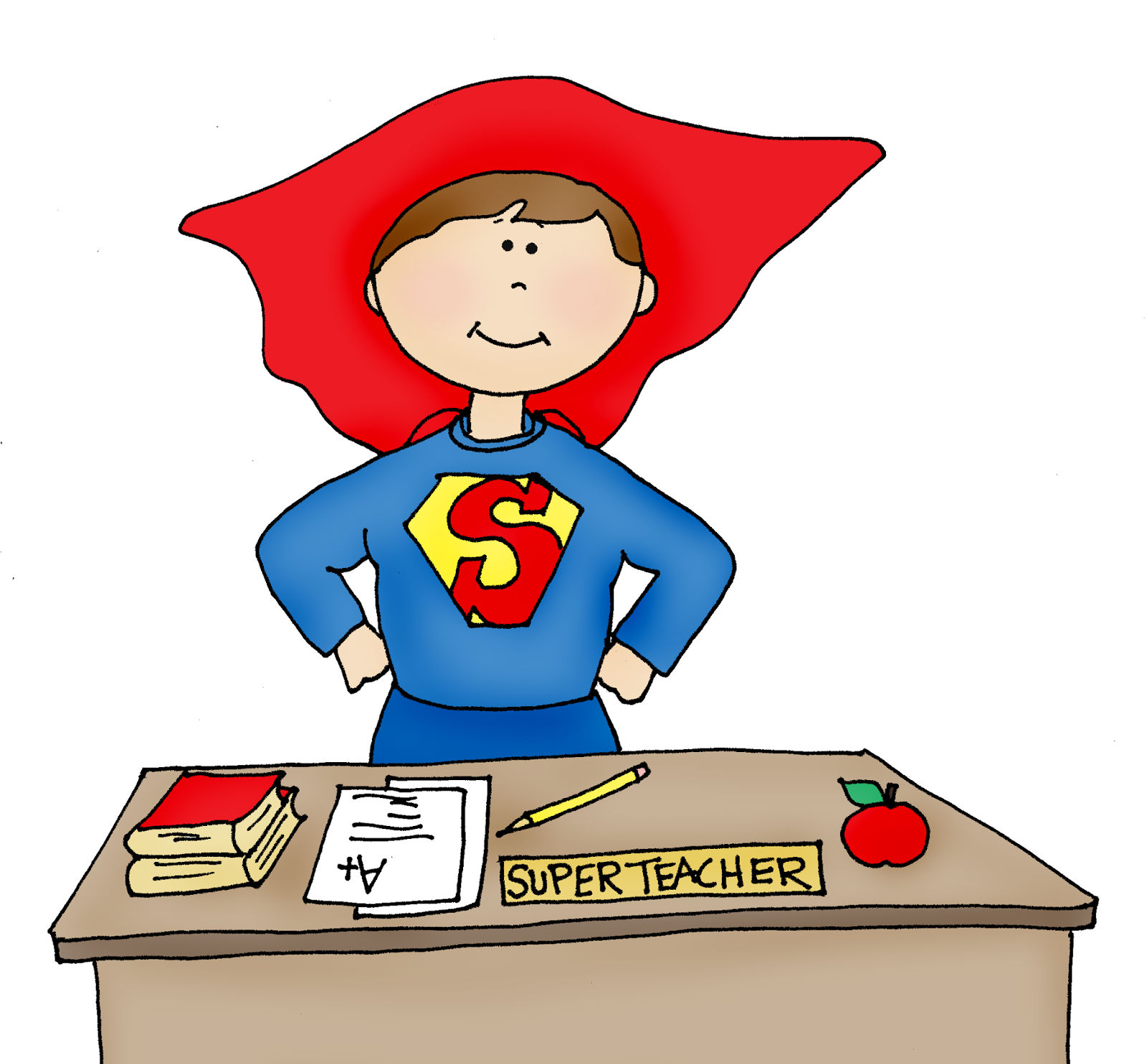 superhero clipart free for teachers - photo #10