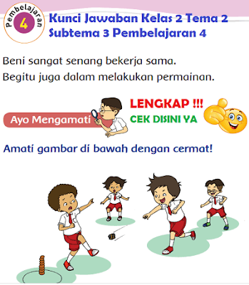 Kunci Jawaban Kelas 2 Tema 2 Subtema 3 Pembelajaran 4 www.simplenews.me