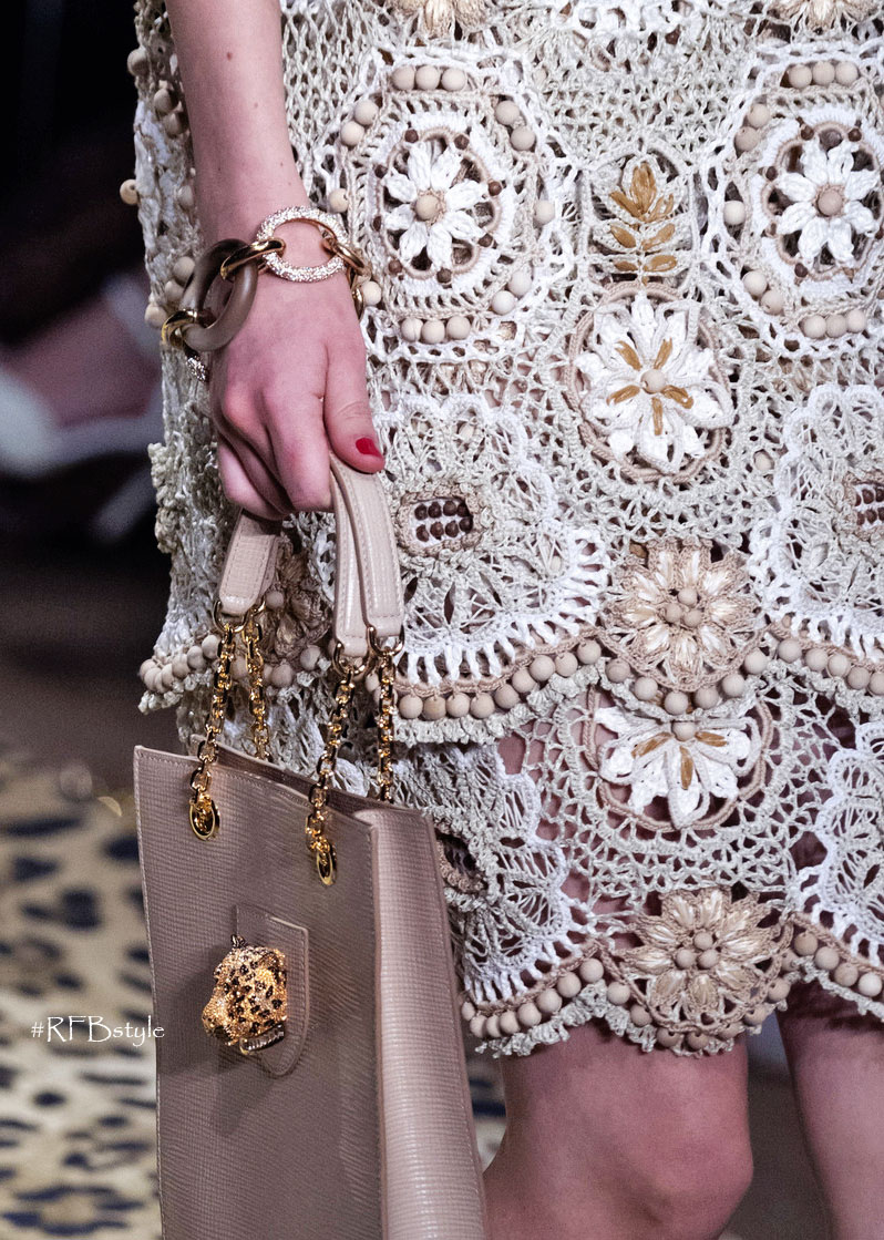 Close up: Dolce & Gabbana's hand-woven dresses are crafted with a high ...