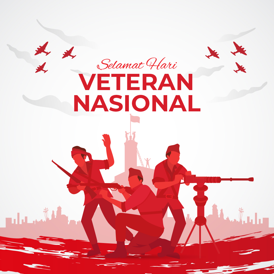 Gambar Ucapan Selamat Hari Veteran Nasional - 10 Agustus 2021