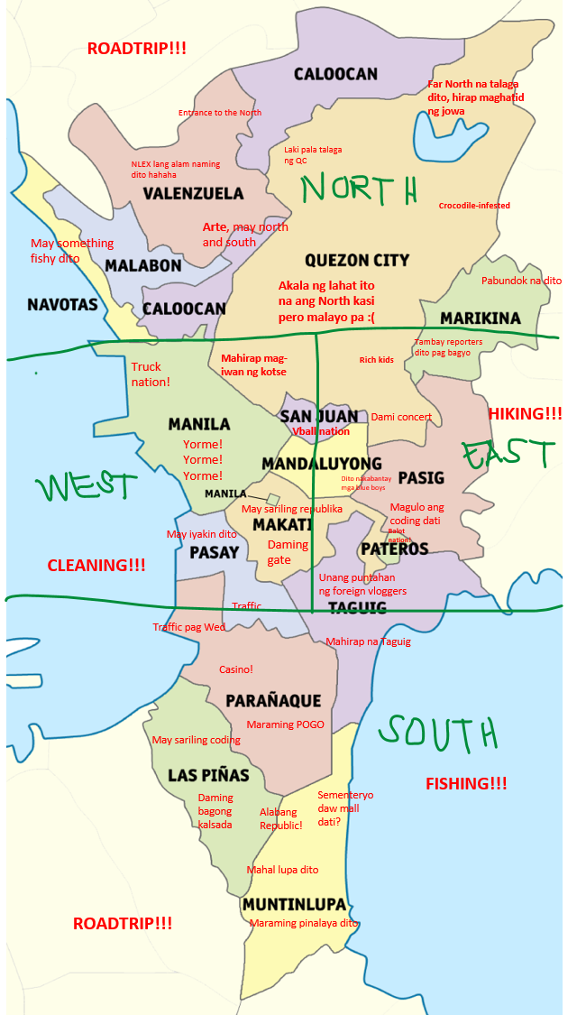 Manila Metro Map