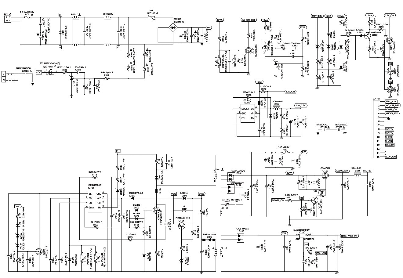 Sony Tv Schematic Diagram