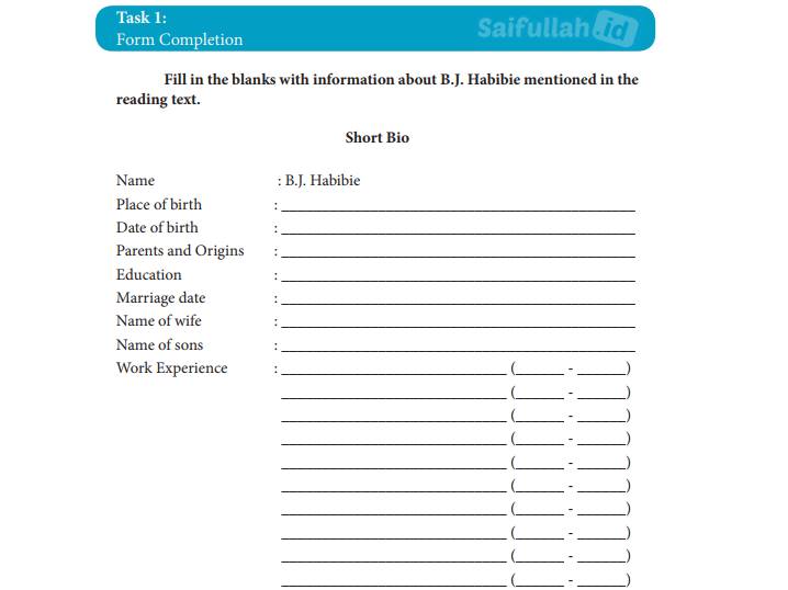 Chapter 10 Task 1 Halaman 136 (Pembahasan Soal Bahasa Inggris Kelas 10)