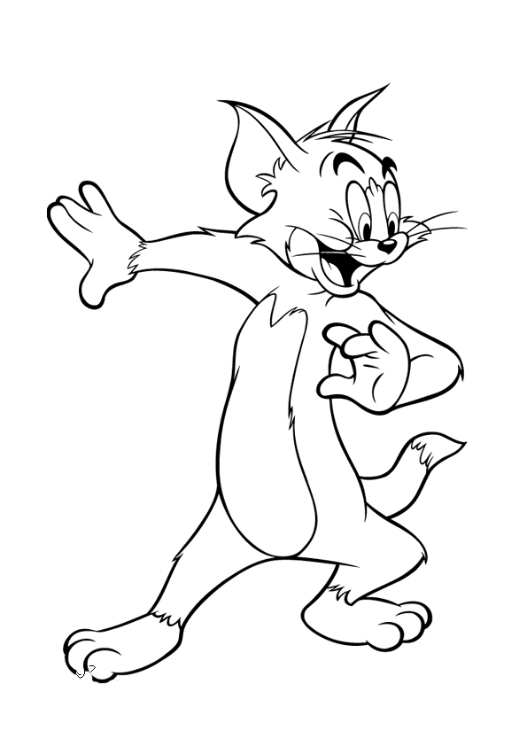Desenhos para colorir Tom e Jerry