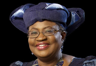 Okonjo-Ivila of Nigeria became the first female head of the WTO