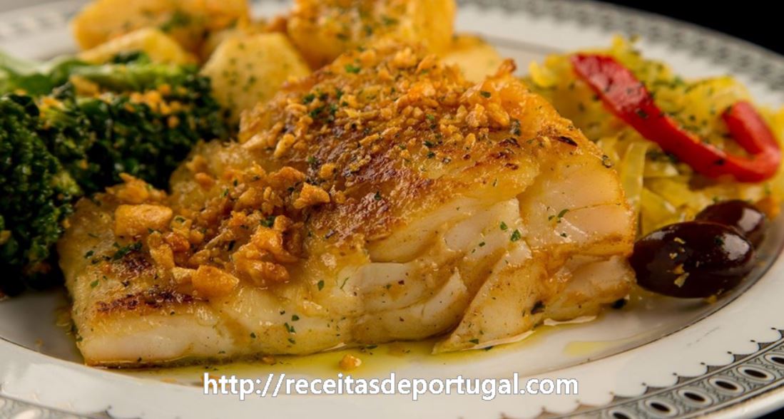 Receitas de Portugal Bacalhau assado no forno