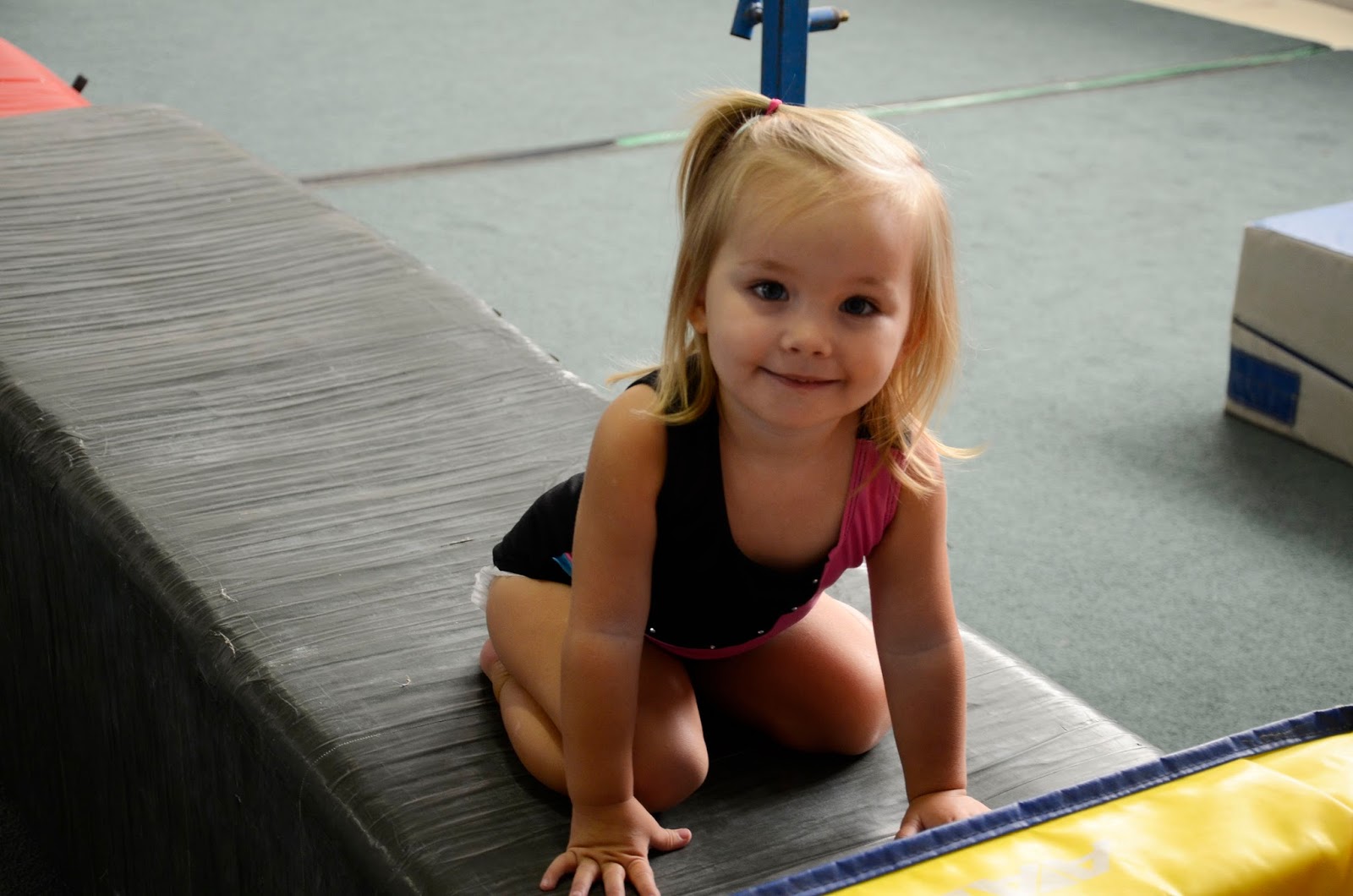 Fun with the Finger's: Kate's First Mommy & Tot Gymnastics class
