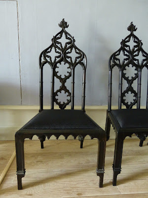 Replica Gothic chairs, the Great Parlour, Strawberry Hill
