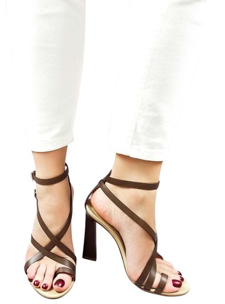 toe loop sandals heels