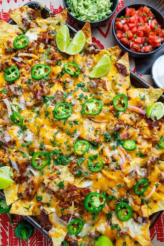 Mexican Shredded Beef Nachos Recipe on Closet Cooking