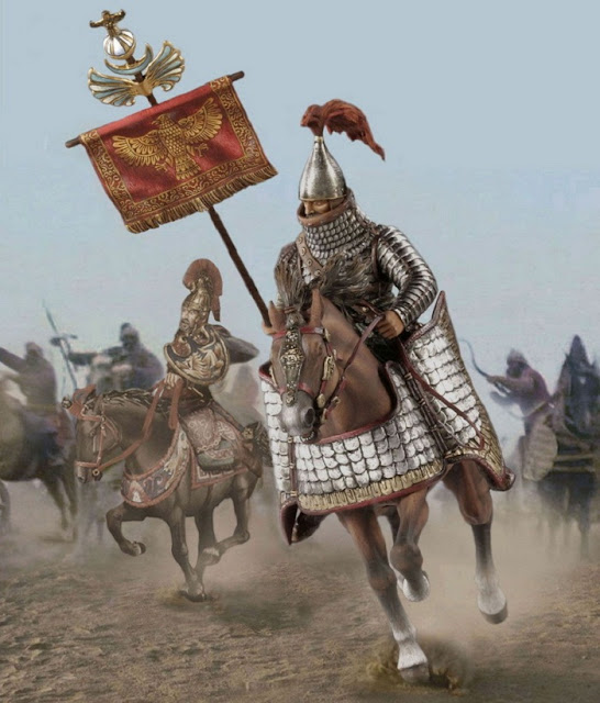 Атака персидской кавалерии..