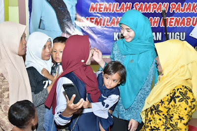 Ketua TP PKK Trenggalek Ajak Masyarakat Jaga Lingkungan dengan Tidak Membuang Sampah Sembarangan