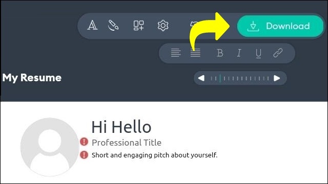 Novo Resume - Free CV Download