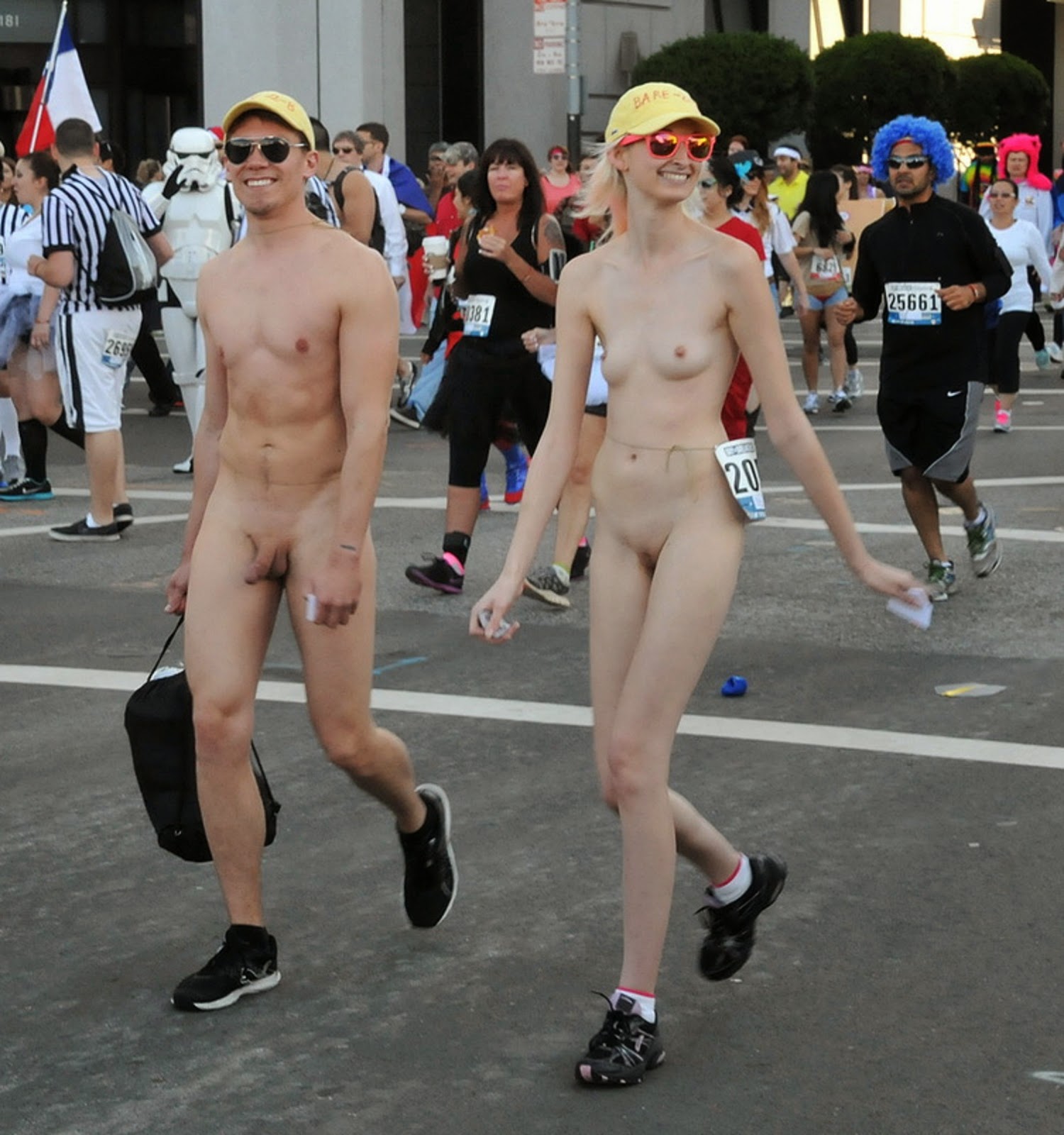 Free bay to breakers nude girl naked.