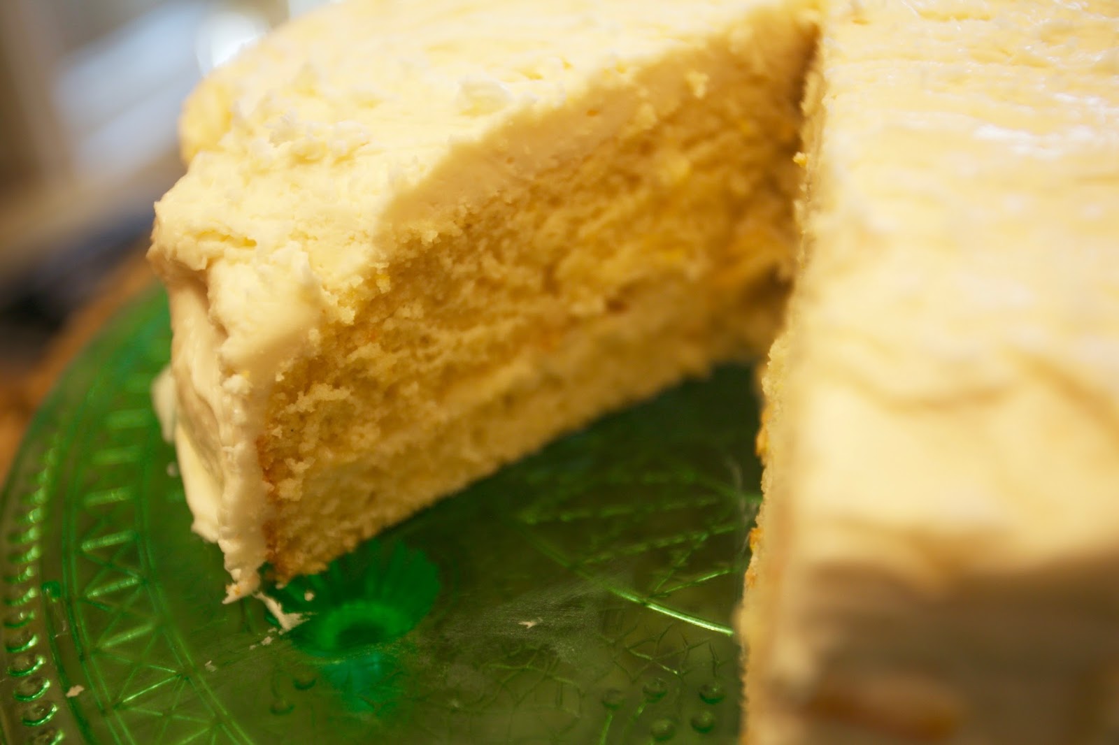 Orange Buttermilk Cake with Cream Cheese Frosting