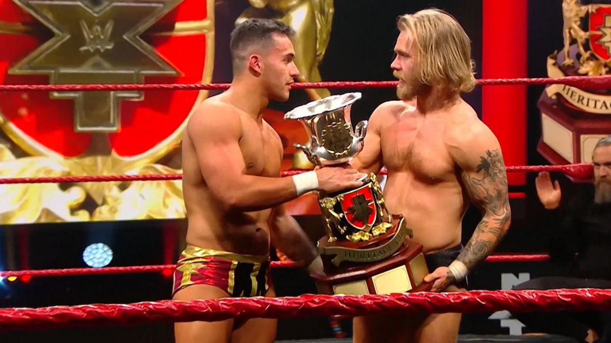 Tyler Bate conquista o NXT UK Heritage Cup Championship