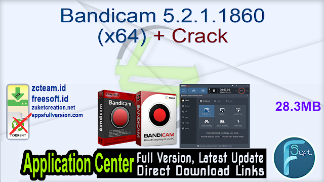 Bandicam 5.2.1.1860 (x64) + Crack_ ZcTeam.id