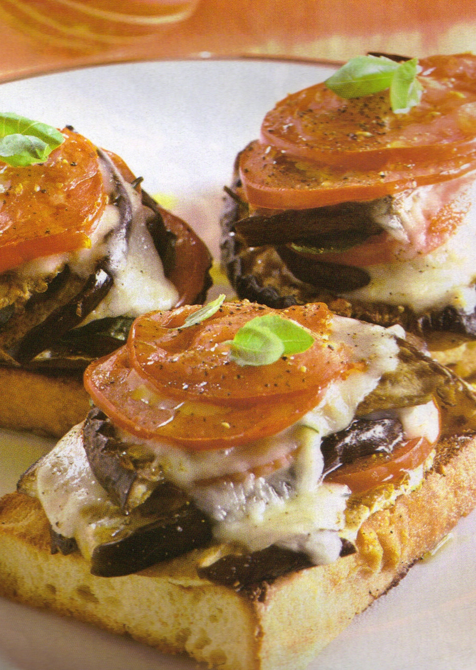 Crostini di verdure grigliate. La cucina di Susana