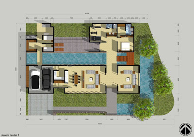 Tips Desain Rumah Minimalis 2 Kamar Yang Dilengkapi Denah Desain