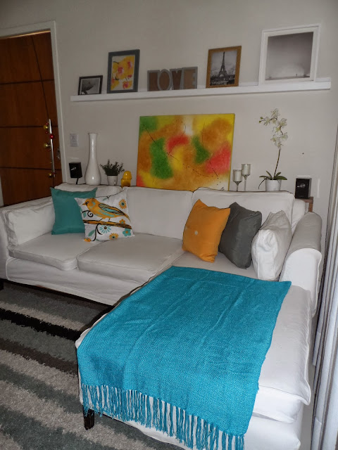 Repaginando a sala de estar!