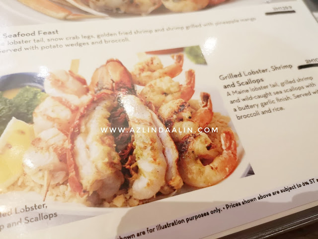 7TH YEARS PRE WEDDING ANNIVERSARY : RED LOBSTER SEAFOOD - 3 hari sebelum raya (2 Jun 2019) waktu anniversary anniversary ni... kami dah selamat sampai ke kampung halaman husband. Tak sempat nak update pasal makan-makan pre-anniversary (29 Mei). Tak plan pun sebenarnya, nak sambut 7th years wedding's anniversary atau nak keluar makan-makan. Semuanya kebetulan je ! Sehari selepas mak, abah, abang dan adik menunaikan umrah. Kami tolong jagakan seorang dari anak adik. Saje tak nak bagi Bella ni sedih. Adik beradik lainnya, tak nak ikut kami. Tak pe lah ! Dah sekejap kami sekeluarga ke Kajang, sekejap ke Subang, malam esoknya nak ke Kajang balik. Penat ke sana sini, daddy terus ajak buka puasa di AEON Shah Alam. Kebetulan daddy nak cari barangan rayanya yang belum lengkap ! 7TH YEARS PRE WEDDING ANNIVERSARY : RED LOBSTER SEAFOOD 7TH YEARS PRE WEDDING ANNIVERSARY : RED LOBSTER SEAFOOD - 3 hari sebelum raya (2 Jun 2019) waktu anniversary anniversary ni... kami dah selamat sampai ke kampung halaman husband. Tak sempat nak update pasal makan-makan pre-anniversary (29 Mei). Tak plan pun sebenarnya, nak sambut 7th years wedding's anniversary atau nak keluar makan-makan. Semuanya kebetulan je ! Sehari selepas mak, abah, abang dan adik menunaikan umrah. Kami tolong jagakan seorang dari anak adik. Saje tak nak bagi Bella ni sedih. Adik beradik lainnya, tak nak ikut kami. Tak pe lah ! Dah sekejap kami sekeluarga ke Kajang, sekejap ke Subang, malam esoknya nak ke Kajang balik. Penat ke sana sini, daddy terus ajak buka puasa di AEON Shah Alam. Kebetulan daddy nak cari barangan rayanya yang belum lengkap ! 7TH YEARS PRE WEDDING ANNIVERSARY : RED LOBSTER SEAFOOD