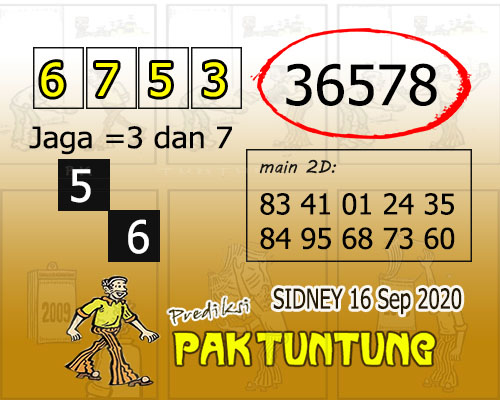 Prediksi Pak Tuntung Rabu 16 September 2020