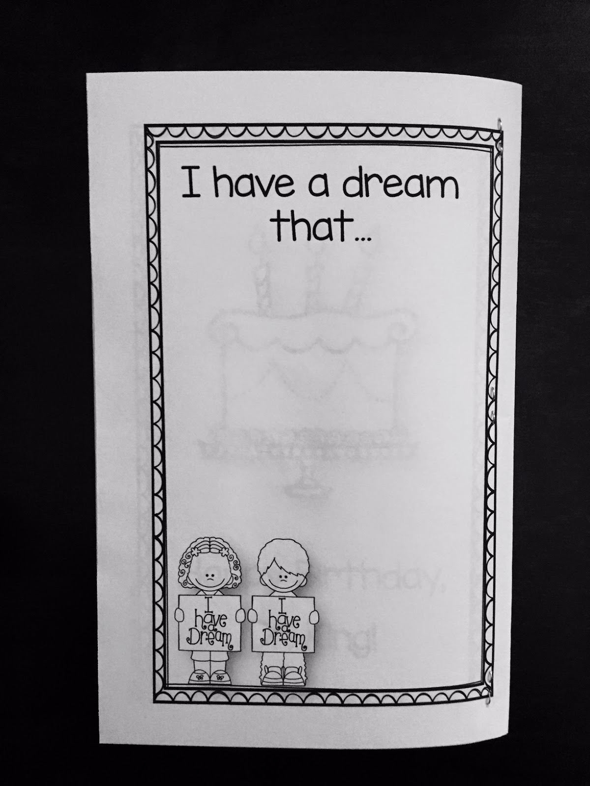 Teachin' Little Texans: MLK Emergent Reader Printable {Free!}