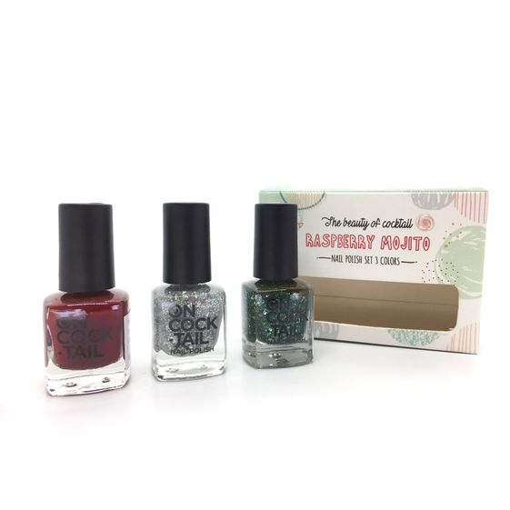 SET SƠN MÓNG 3x6ML RASPBERRY MOJITO - ON&ON SET SƠN MÓNG 3x6ML RASPBERRY MOJITO - ON&ON