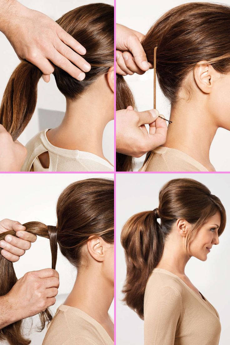 Trick For Tight Bouffant Ponytail