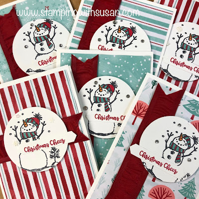 Stampin' Up!, Let It Snow, www.stampingwithsusan.com, Merry Christmas, Snowman, 2019 Holiday Catalog,