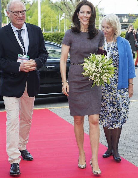 Crown Princess Mary of Denmark attends the 14th World Congress of the European Association for Palliative Care on May 8, 2015 at Bella Center in Copenhagen, Denmark.