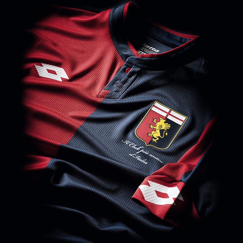 Genoa CFC 2017/18 Lotto Home Kit - FOOTBALL FASHION