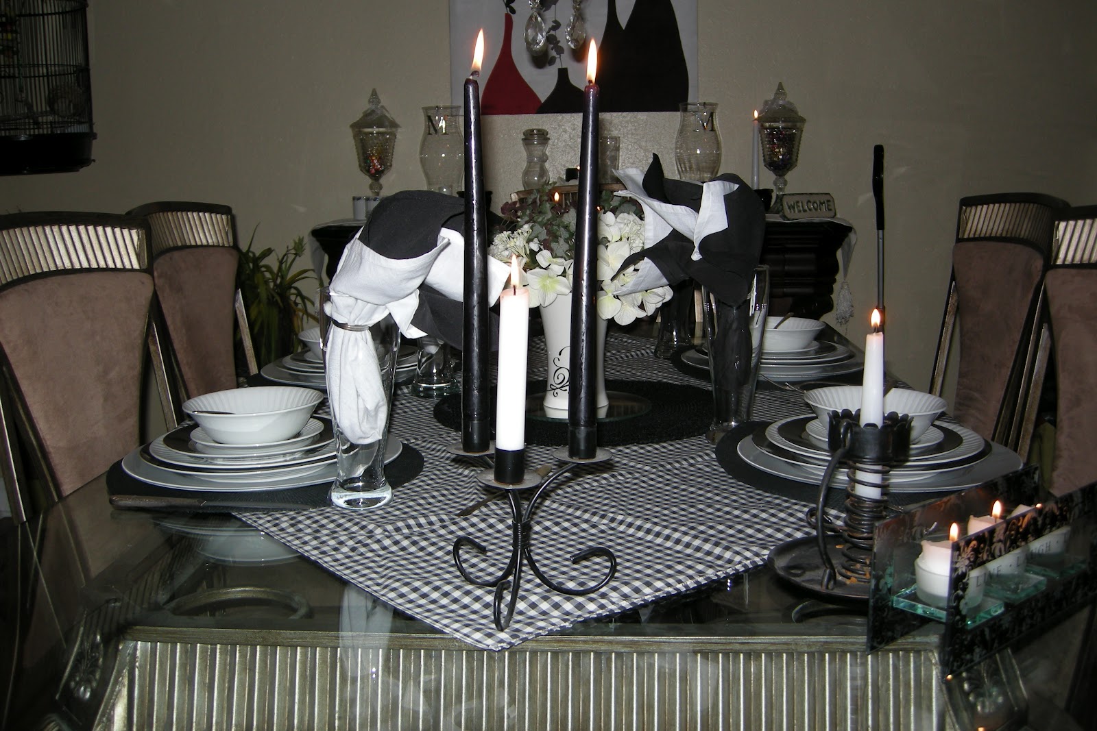 What Is Black And White Checkered Material Called