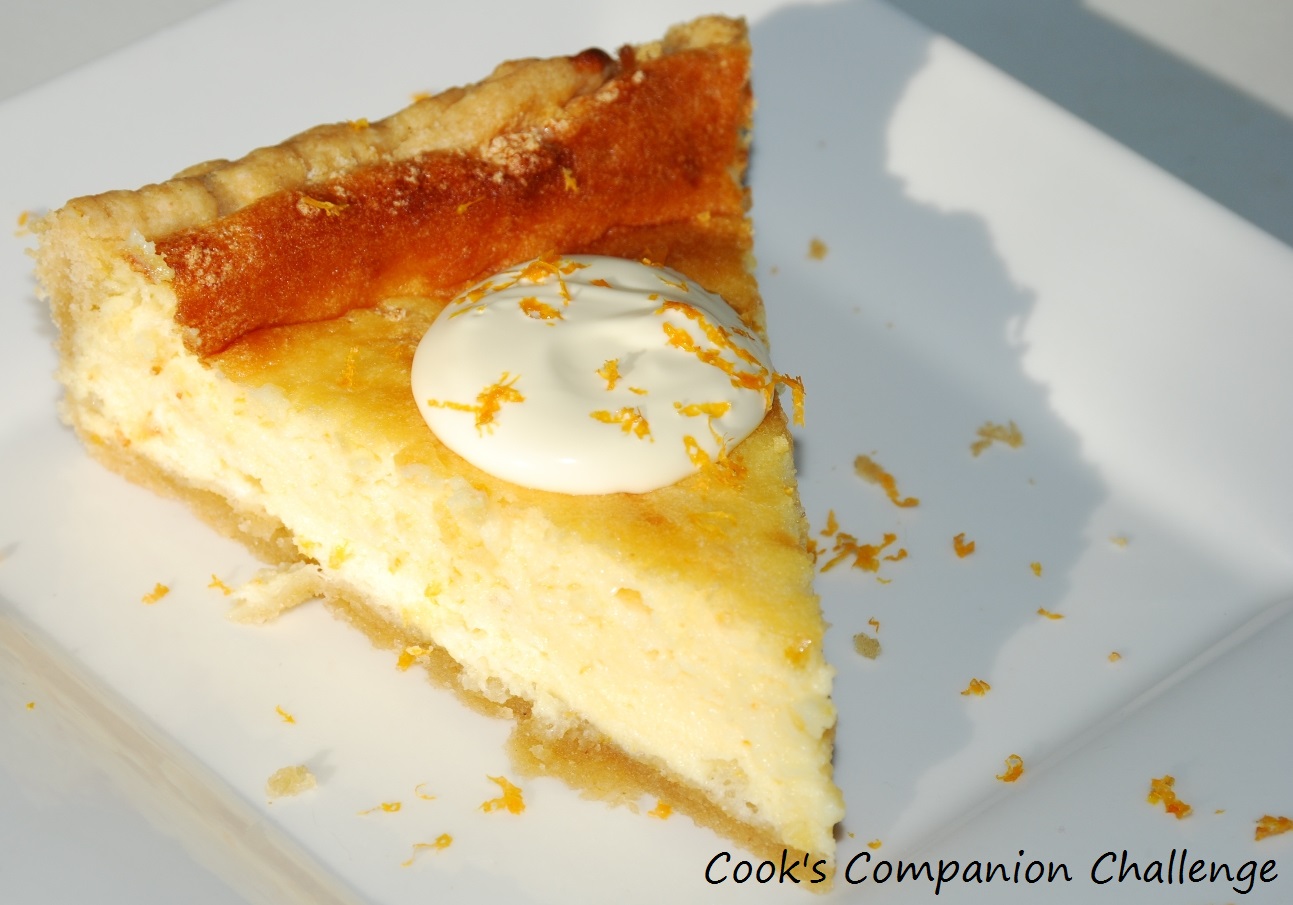 The Cook's Companion Challenge 461/1038 Orange ricotta tart